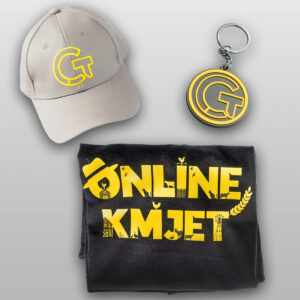 GERMA univerzalen paket z majico, kapo po izbiri in gumijastim obeskom!