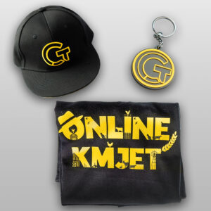 GERMA univerzalen paket z majico, kapo po izbiri in gumijastim obeskom!